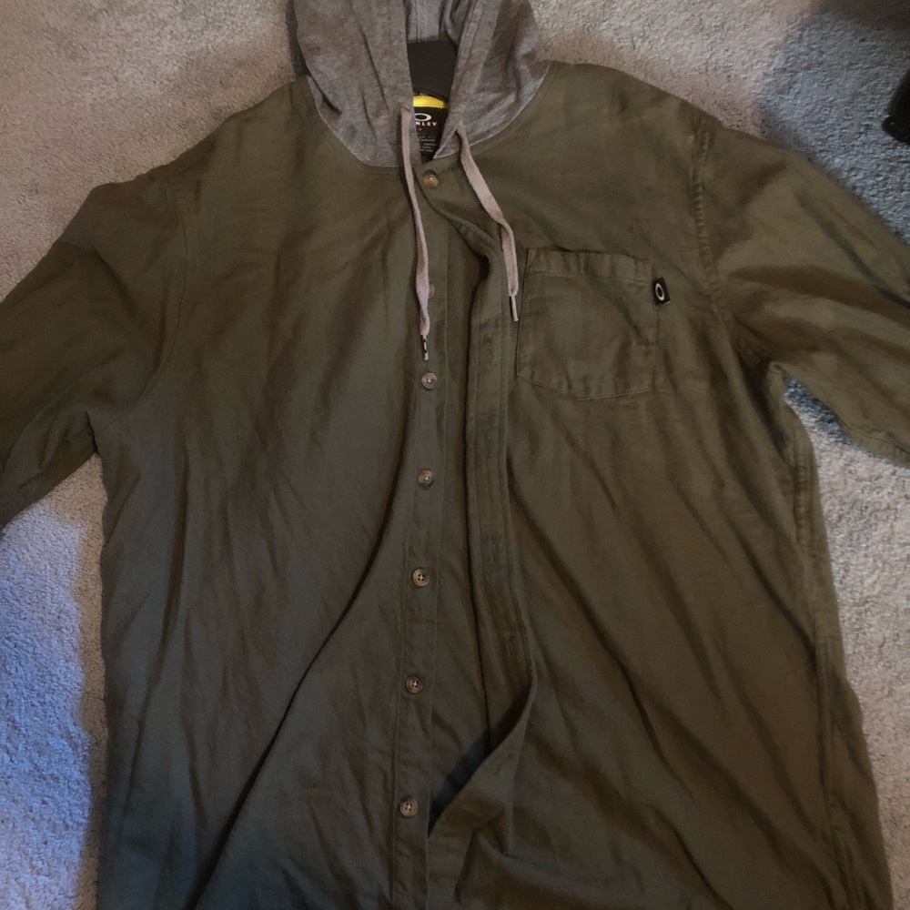 Oakley long sleeve button down
